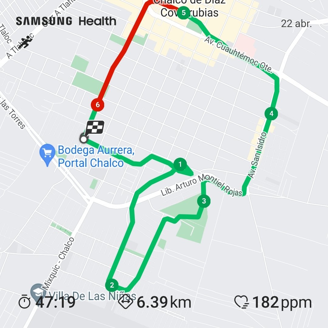 j_m_b_g's tweet photo. 22/04/2023 #running #runner #6km #chalco #jmbg https://t.co/dwKNKFHJHL