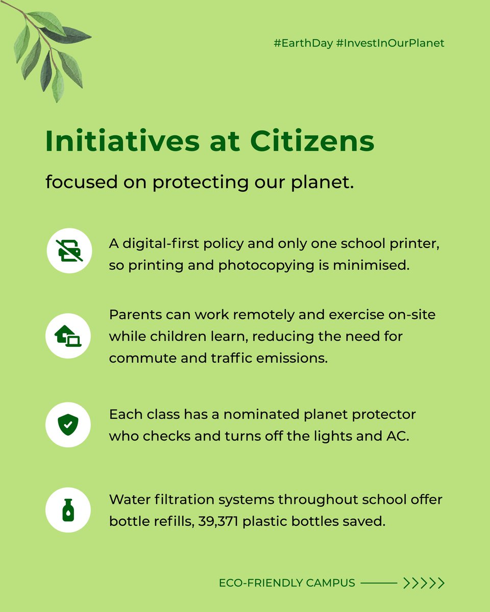 citizens_me's tweet photo. With this year’s theme being #InvestInOurPlanet, we are proud to be doing our part in protecting our planet with our sustainable initiatives and an eco-friendly campus. 🌿 https://t.co/4UQU7froQP