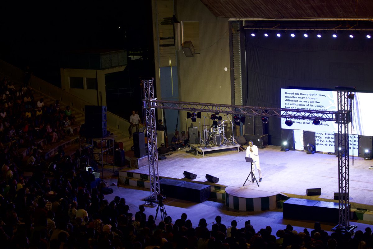 TOLUccI's tweet photo. #MASSCampusRevivalStorm at #ObafemiAwolowoUniversity last night was that one-in-a-lifetime kind of meeting.

Just when we thought we’d seen it all with #MASSX, we witnessed another dimension of such MOVE of the Holy Spirit!

#MASS #MASSMovement #Revival #Evangelical #Apostolic https://t.co/5HFasbIti2