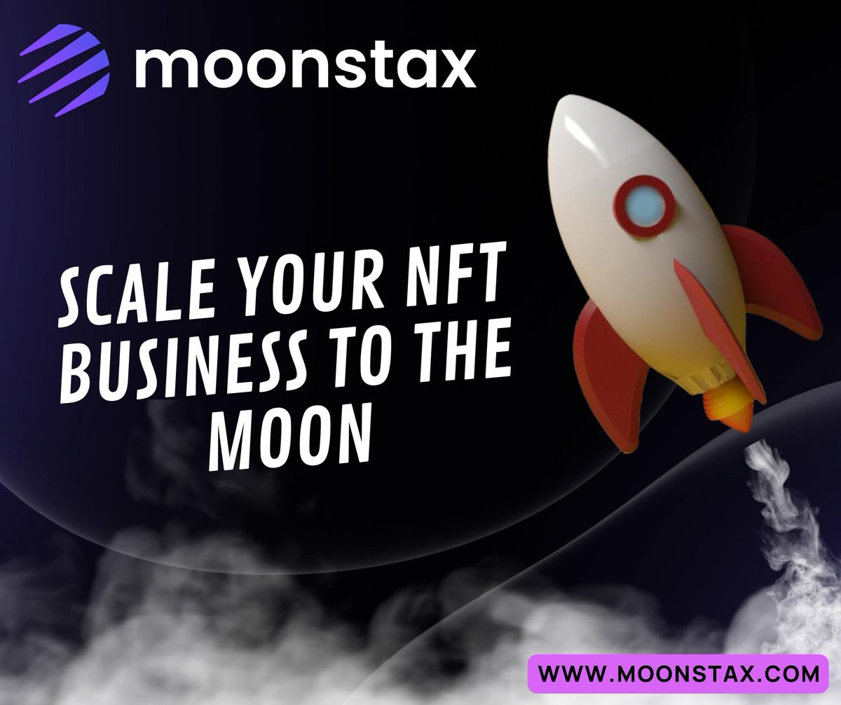 MoonstaxWeb3's tweet photo. 🚨 Big news in the world of NFT and Web3 businesses! 

🚀 Moonstax is now here to help you manage, monetize, and scale your projects effortlessly. With Moonstax, there's no need for coding expertise, as it offers a no-code platform that simplifies project management across your entire ecosystem. Say goodbye to juggling multiple platforms, as Moonstax lets you handle everything in one place! 

Don't miss out on the opportunity to streamline your business operations and take your projects to the next level with Moonstax. 🔥 

#Moonstax #NFTs #Web3 #CreatorEconomy #Blockchain #Cryptocurrency #DeFi
