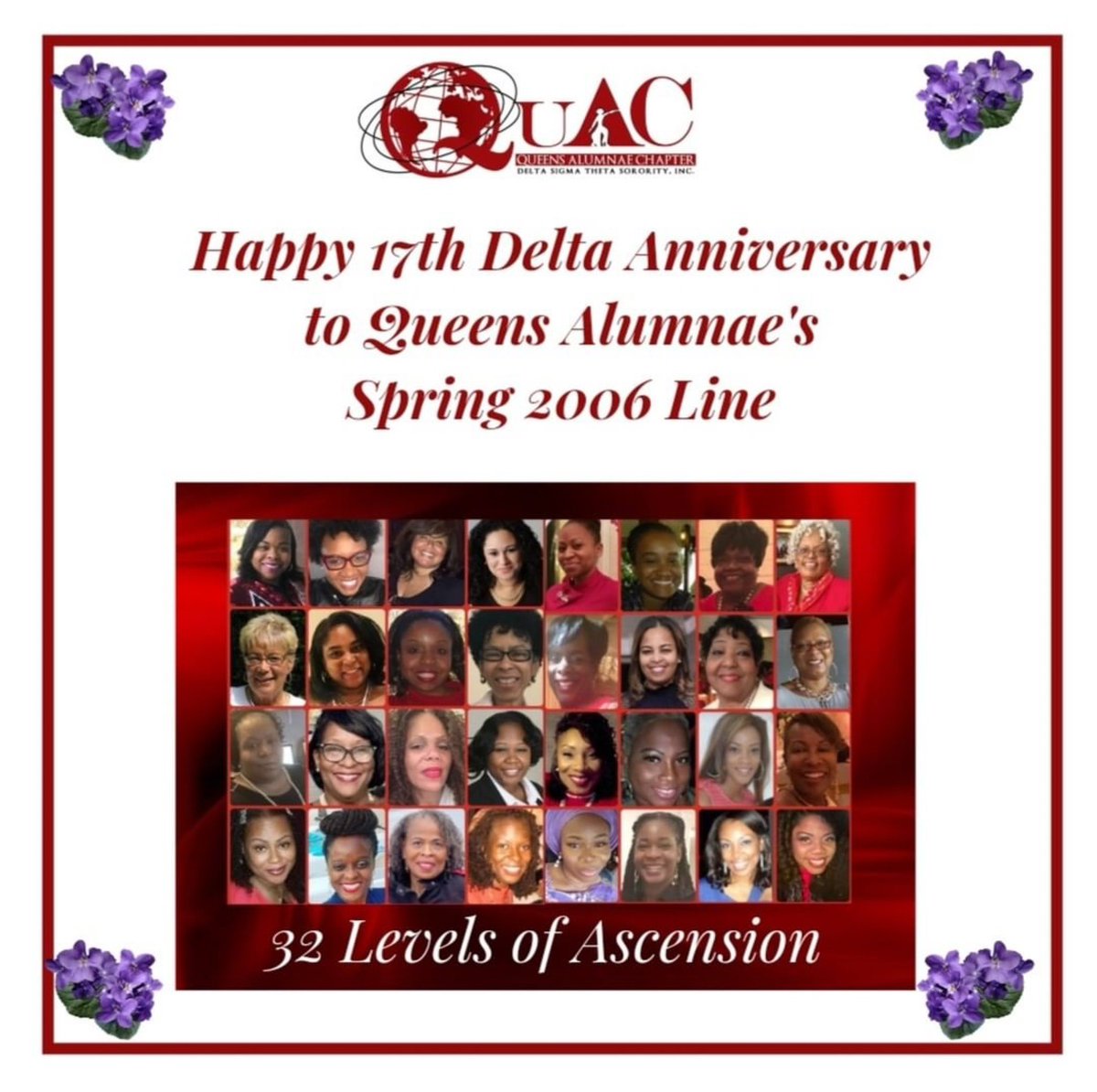 DSTQuAC's tweet image. Happy 17th Delta Anniversary to the Spring 2006 Line, Delta Known As "32 L.O.A."

#DSTQuAC
#QuAC1951
#Spring2006
#QuAClineage
#EasternRegion
#QuACHeritageAndArchives