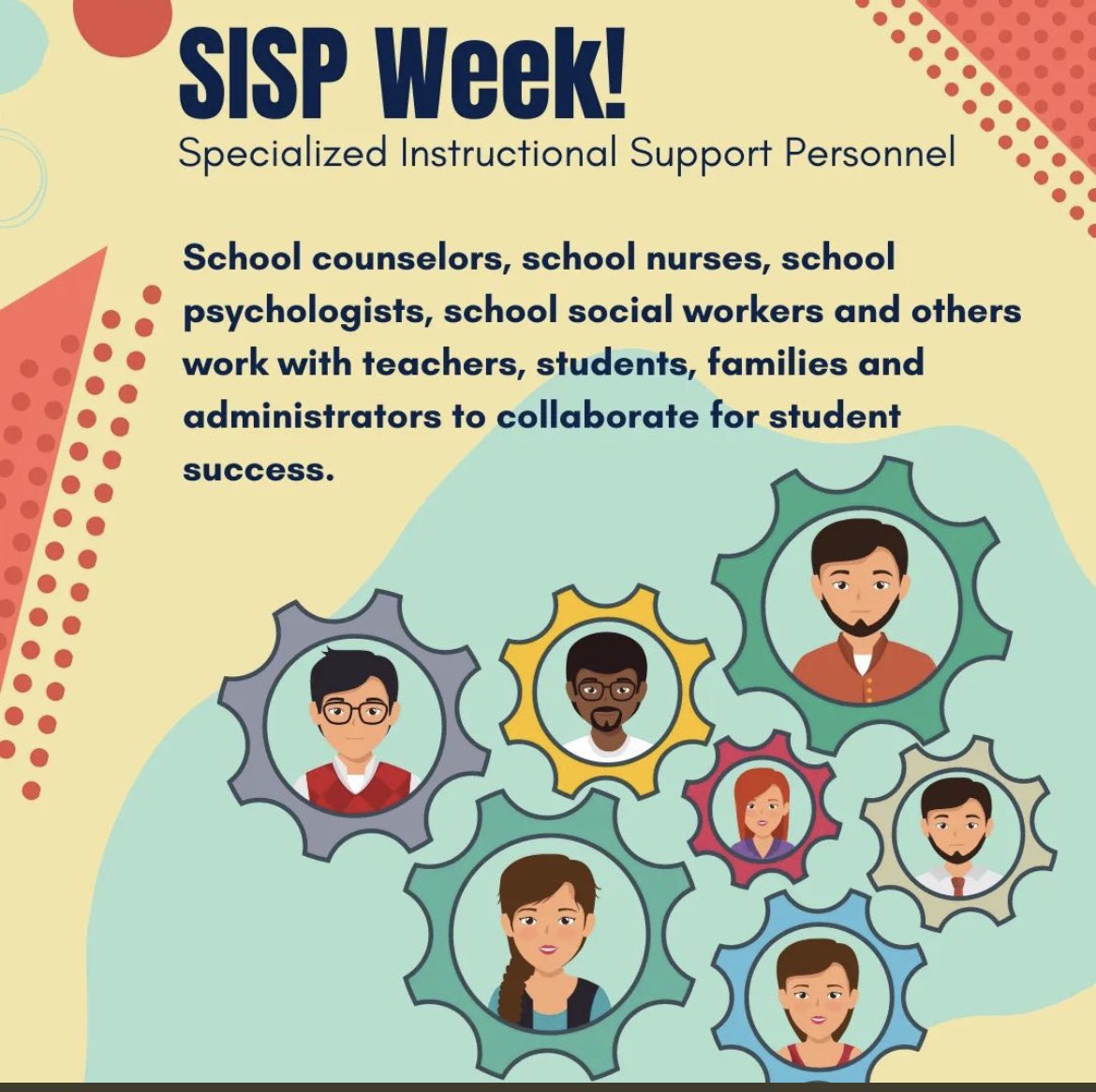 It’s almost here! April 24-28 celebrate #SISPWeek2023! If you are a #SISPinSchools check out - nasisp.org/sispweek/ @CoalitionNASISP