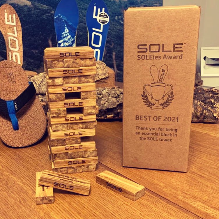 YuleLoveYYC's tweet photo. Also please checkout @ChopValue_YYC. We recognized our common planet protection values and collaborated with them in 2021. They helped us create a custom block tower game for our SOLEies Awards gifts to employees.(3/3) #yyc #EarthDay2023 #ecofriendly #carbonnegative #ShopLocalYYC https://t.co/1rsQsBYATk