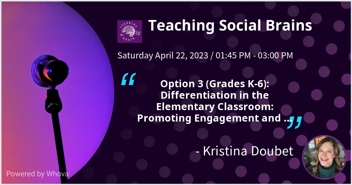 kjdoubet's tweet photo. Please check out my talk if you're attending the Learning and the Brain conference in NYC! #LatB65 - via #Whova event app https://t.co/1kA9vNSiLB