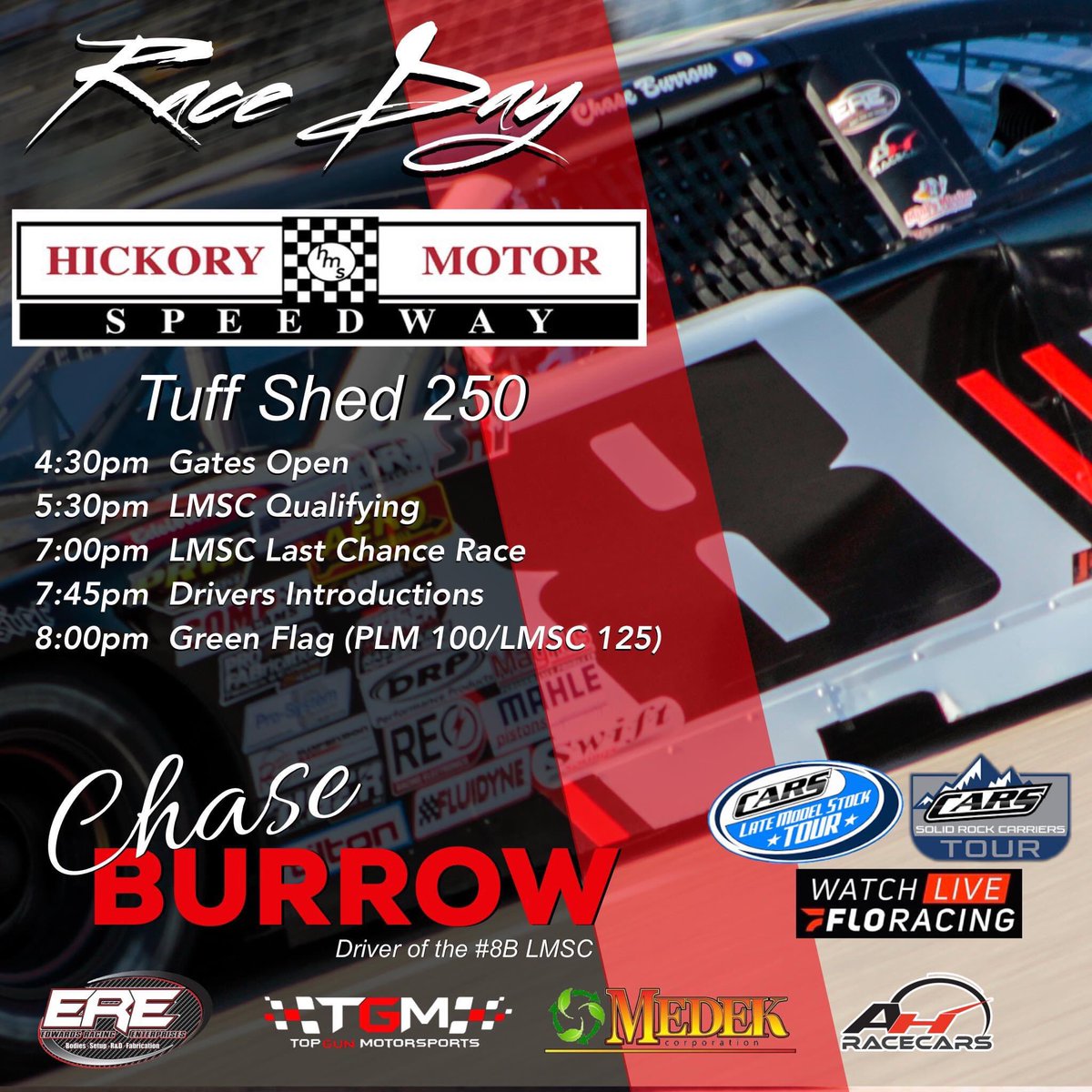 ChaseBurrow00's tweet photo. ๐๐๐๐ ๐ฟ๐๐ฎ @hickoryspeedway ๐
@CARSTour | #TuffShed250 | #Touring12 | #teamERE https://t.co/3kKfcAIAbA