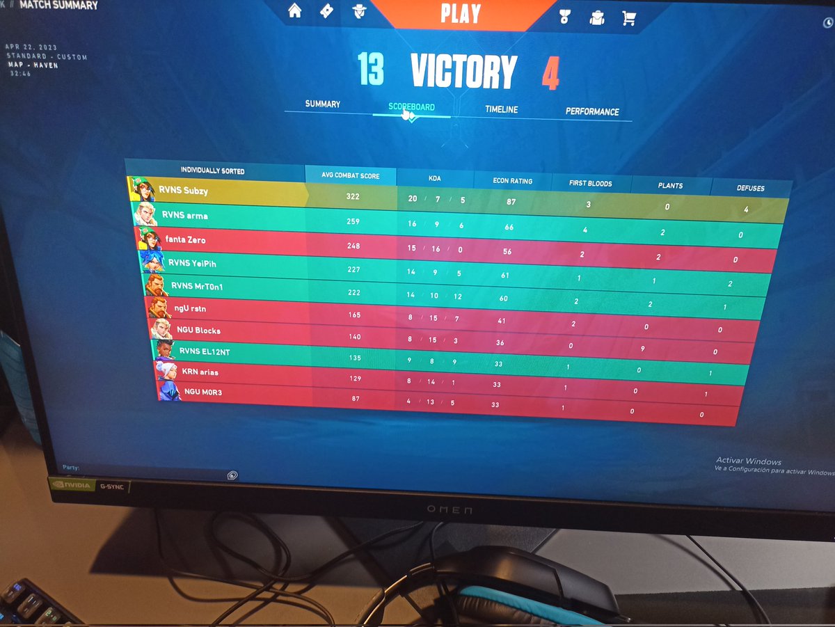 Primera lan
Primer partido de <a href="/Ravens_val/">Ravens</a> 
Primer MVP
GGs
#AlwaysRavens