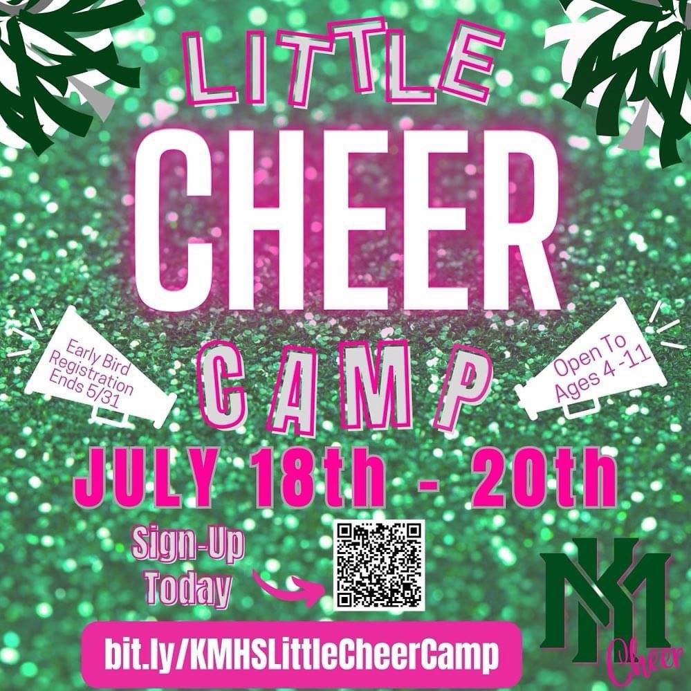 Registration is open for Little Cheer Camp! Join us again this year to learn from the best!