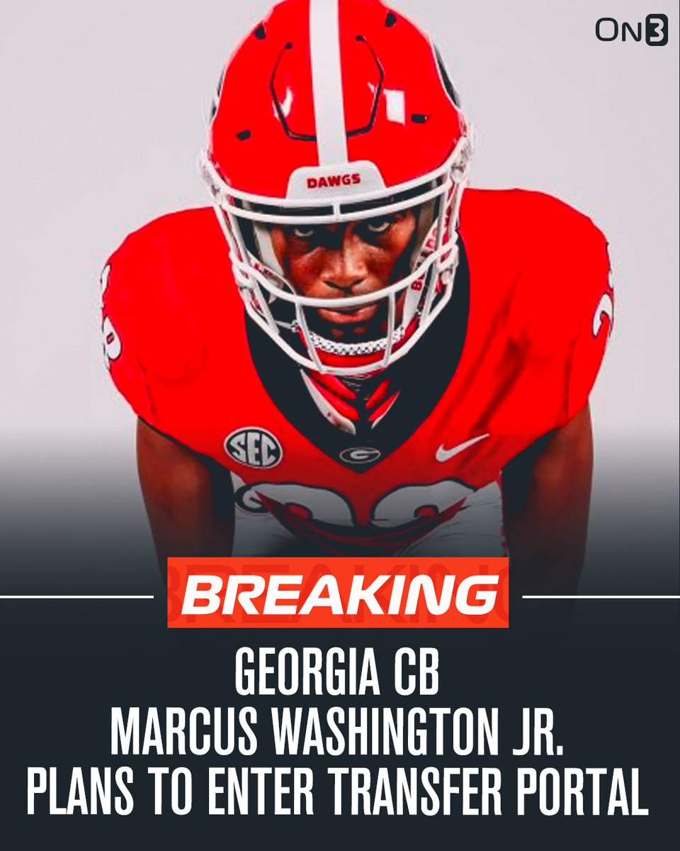 On3 on Twitter CB Marcus Washington Jr. plans to enter the