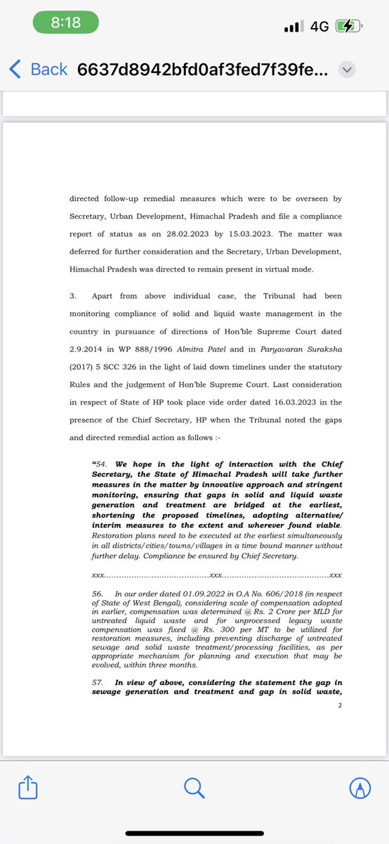 tushargiri3's tweet photo. @DevSutras The government has chosen to ignore the directions of the NGT and has invited strong observations https://t.co/zyWCUIR84M