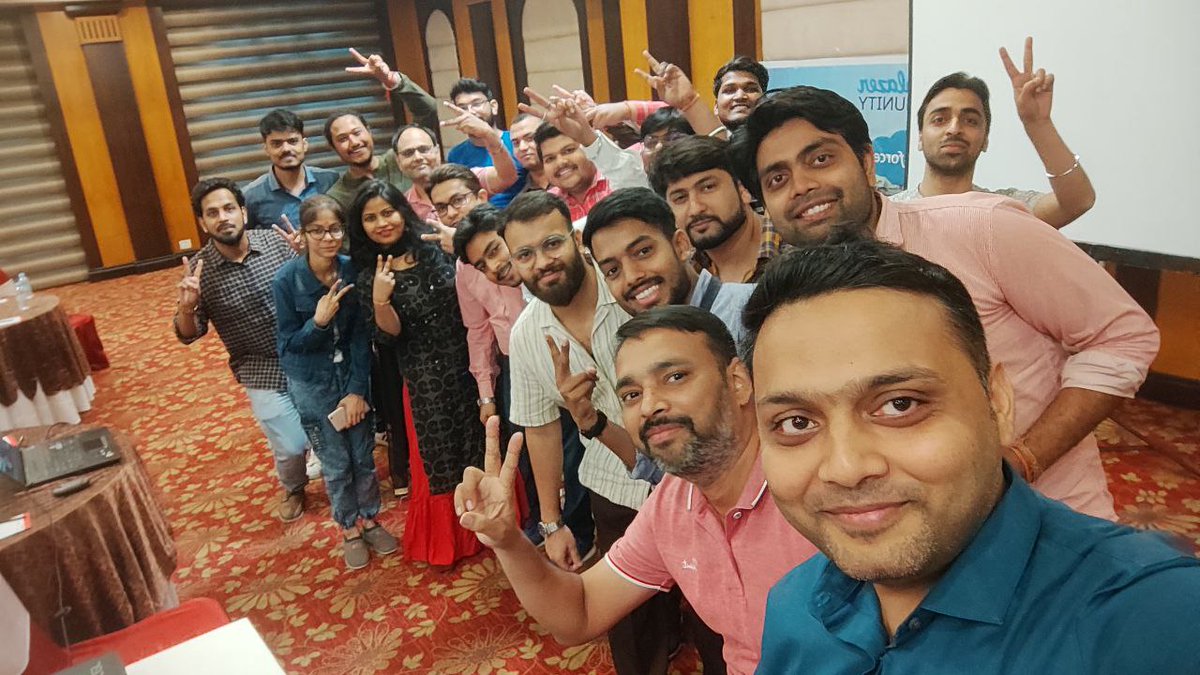 vstheCRMbee's tweet photo. Had an amazing time connecting with other Salesforce developers at the meet up! Can't wait to apply what I learned in this session. #salesforce #trailheadcommunity
Special thanks to today's speakers  
@faisalsiddiki21
@MePradipS
@Rameshwar_Ankit 
@LucknowSfGroup https://t.co/kX4P9Cpk4l