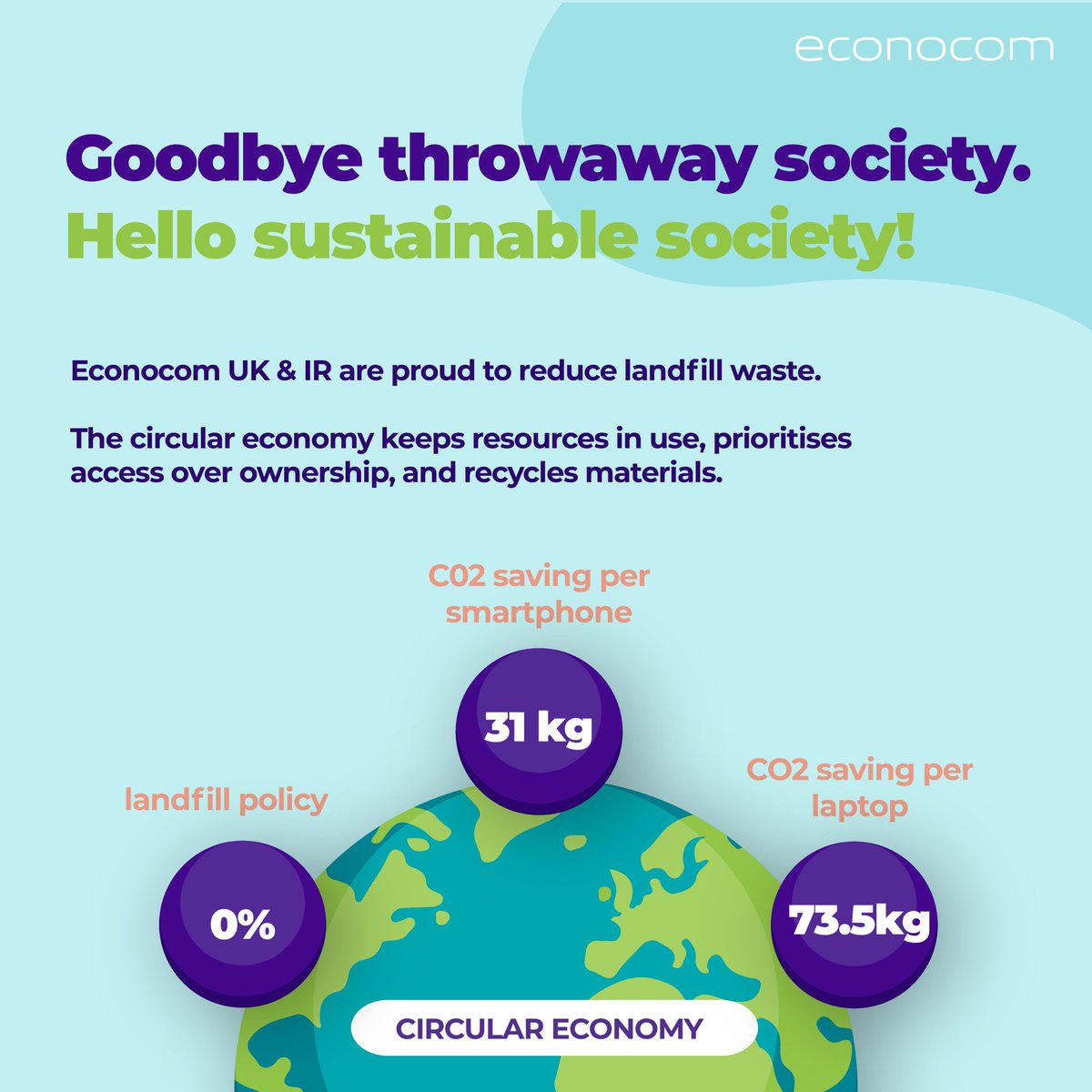 Econocom_UK (@econocom_uk) on Twitter photo Happy Earth Day! 🌍
<a href="/Econocom_UK/">Econocom_UK</a> proudly reaffirms our commitment as a responsible digital company. We believe everyone has a role to play in safeguarding our planet. Take a look at some of our initiatives and key figures 📷 #EarthDay #SustainableEconocom #OneEarth Happy Earth Day! 🌍
<a href="/Econocom_UK/">Econocom_UK</a> proudly reaffirms our commitment as a responsible digital company. We believe everyone has a role to play in safeguarding our planet. Take a look at some of our initiatives and key figures 📷 #EarthDay #SustainableEconocom #OneEarth