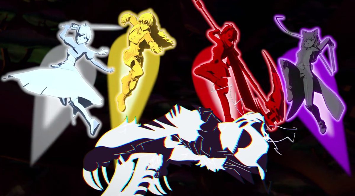 BumblebyB's tweet photo. TEAM RWBY IS BACK IN ACTION
#RWBY #RWBYV9Spoilers https://t.co/cieEgosIAS