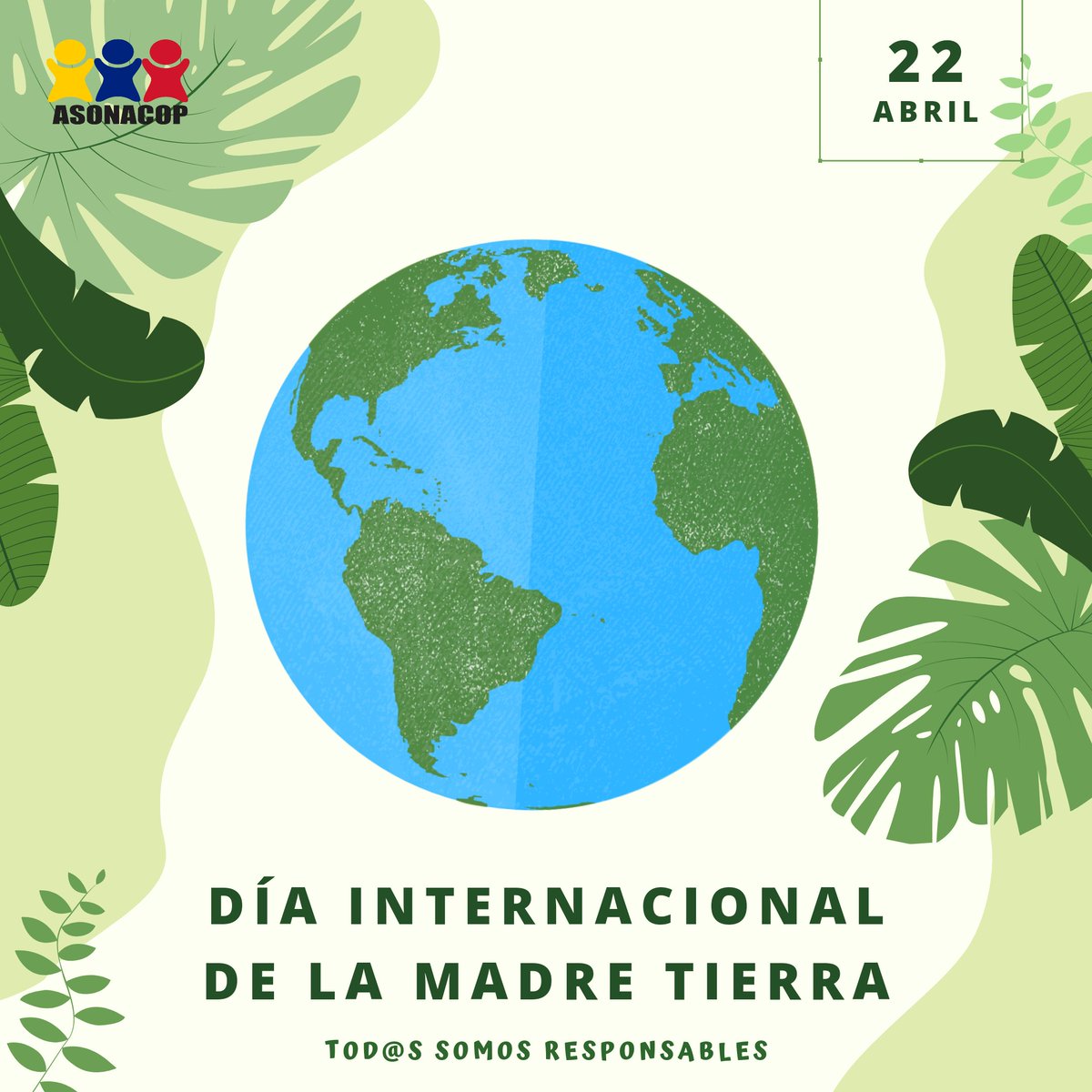 Un día como hoy celebramos para reconocer la responsabilidad que nos corresponde de promover la armonía con la naturaleza y la Tierra a fin de alcanzar un justo equilibrio entre las necesidades económicas, sociales y ambientales de las generaciones presentes y futuras.