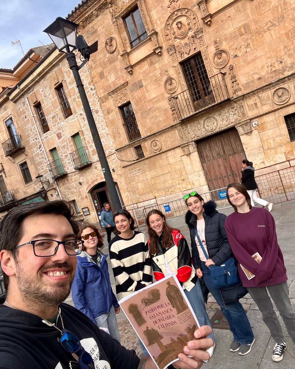 APIabroad's tweet image. Check out the fun API students are having as they explore Salamanca's rich literary history with our legendary RD Miguel! 📚✨ 
📷 by @api_salamanca
 #ispyapi #apiabroad #apiabroadlove #experienceapi #LegendsAndLiteratureTour #StudentAdventures #Salamanca"
