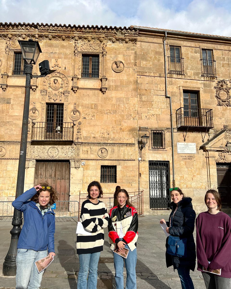 APIabroad's tweet image. Check out the fun API students are having as they explore Salamanca's rich literary history with our legendary RD Miguel! 📚✨ 
📷 by @api_salamanca
 #ispyapi #apiabroad #apiabroadlove #experienceapi #LegendsAndLiteratureTour #StudentAdventures #Salamanca"