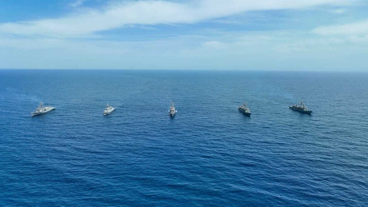 Cuatro fragatas de la Armada y una corbeta de Arabia saudí se adiestran en el Golfo de Cádiz ddjerez.info/pt6t91