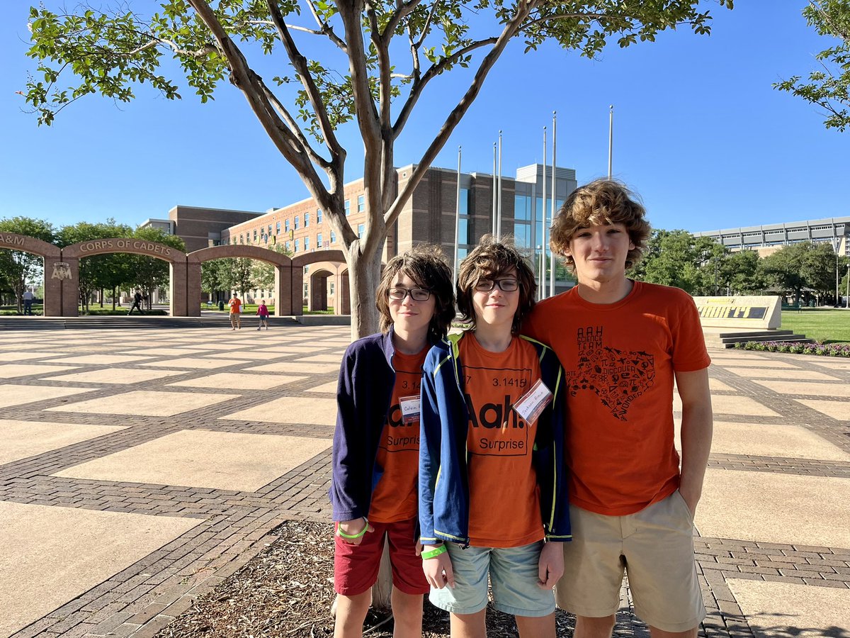 On the road again @TAMU, today I relax while the kids do the hard work at middle/high school State Science Olympiad #worklifesomething #scioly