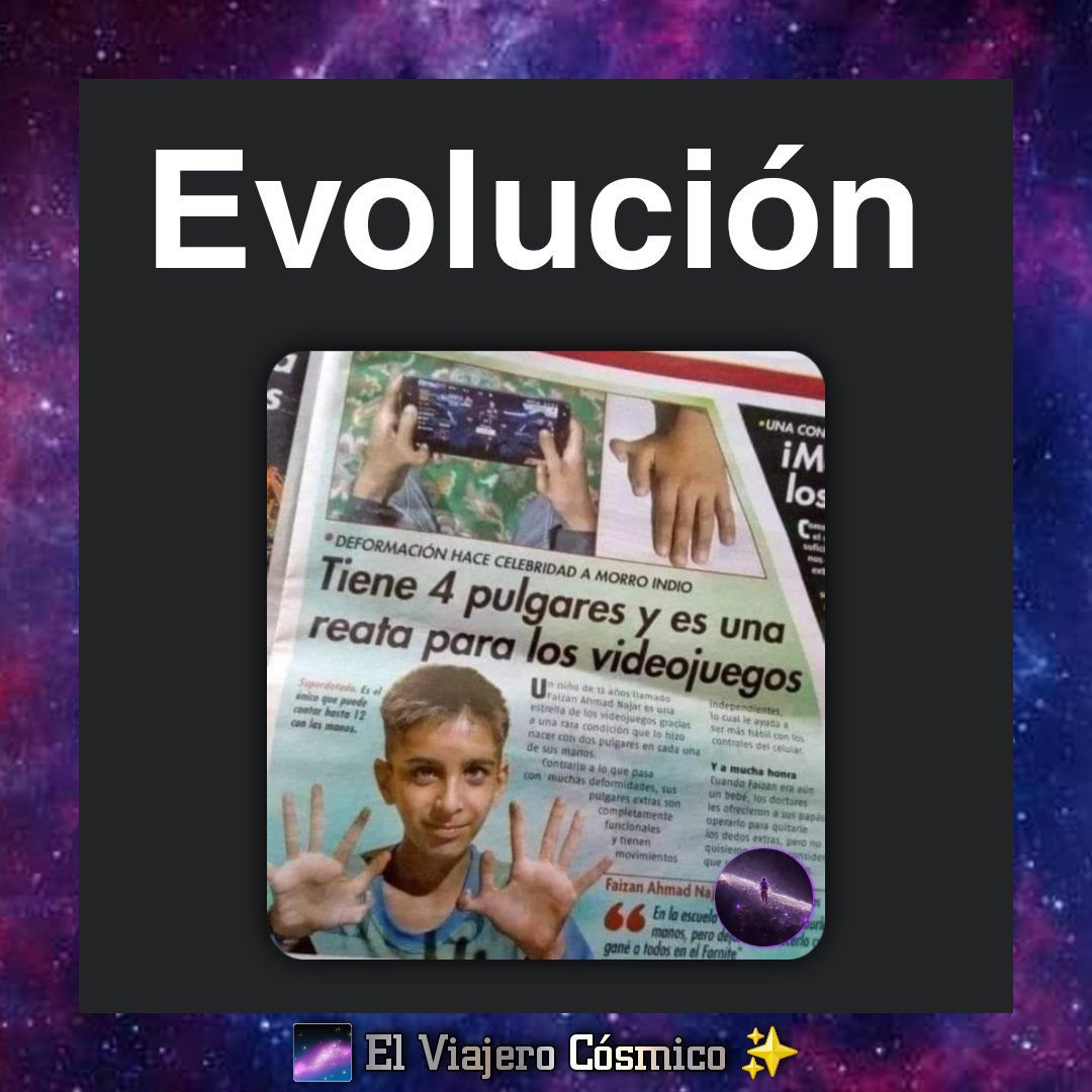 ViajeroCosmic's tweet photo. Evolution
#game #games #Gameplay #streamer #CallofDuty #FreeFire https://t.co/oqcCxXn4X1