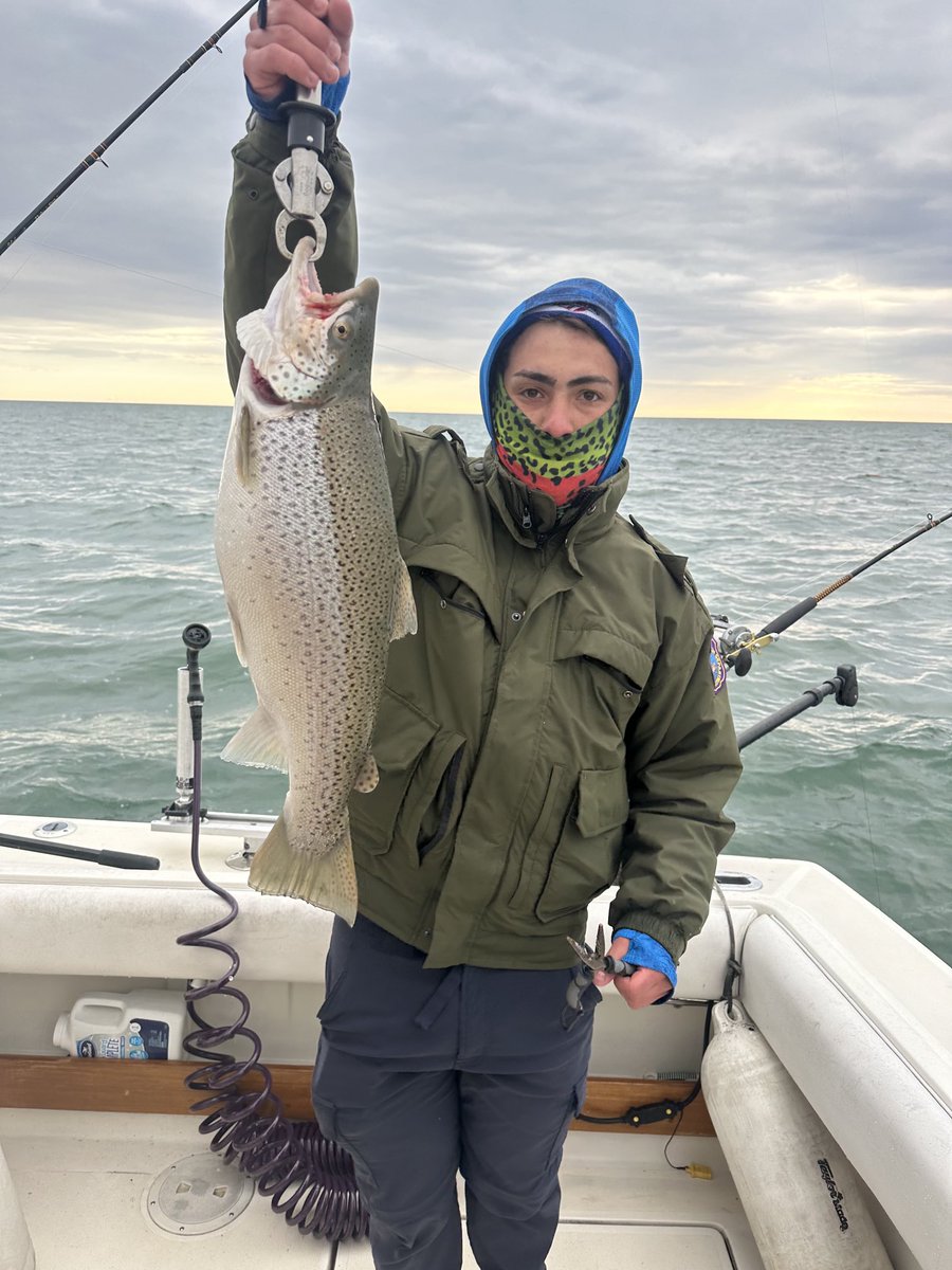 JammerSportFish's tweet photo. Ran our first charter of the season on Thursday. Got a bunch of nice browns and a surprise northern pike!  Still lots of openings for the early Brown bite. DM me with questions or to book your day. https://t.co/yWsNQrdcdF
