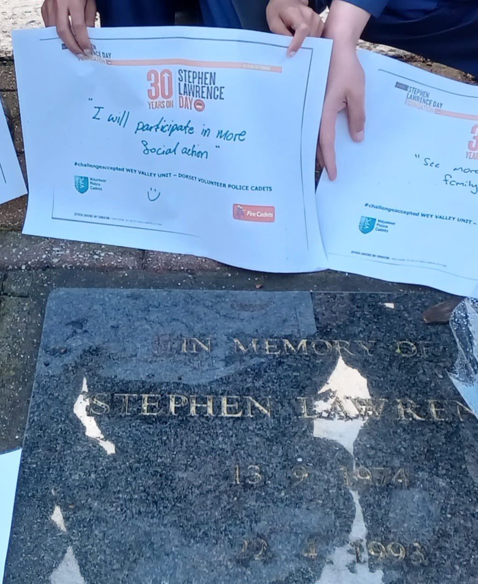 VPCGreenwich's tweet photo. Our Cadets attended the Stephen Lawrence memorial to make pledges for social action #SLDay #StephenLawrenceDay #LiveYourBestLife @NationalVPC @CadetsDorset https://t.co/5eHql72Uyw