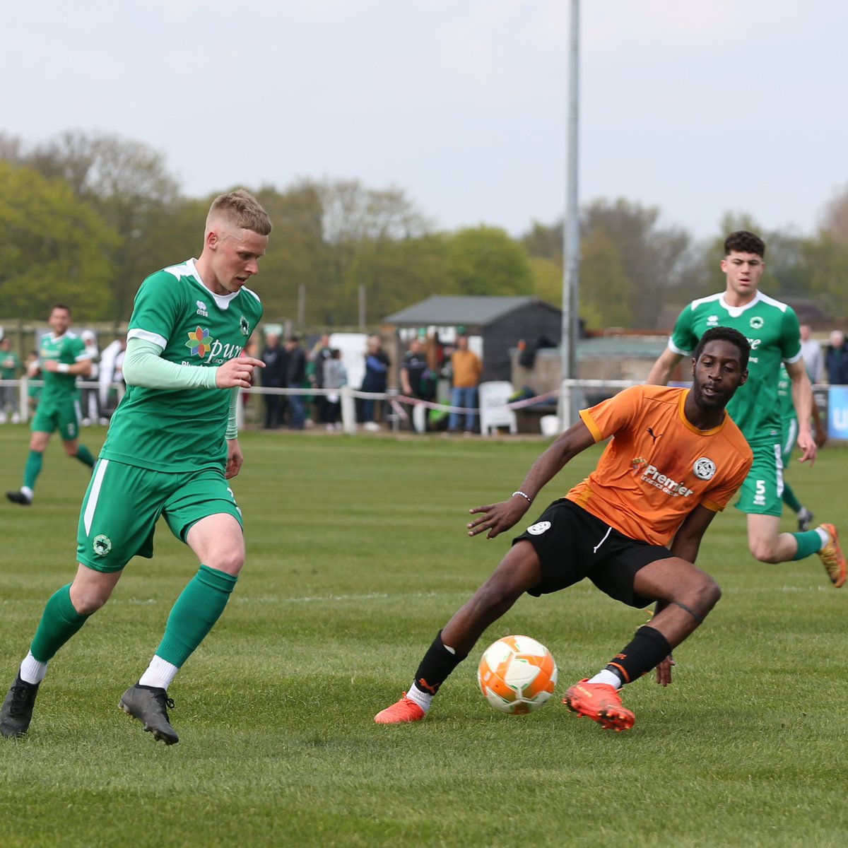 nptfc's tweet photo. Half Time: Swans 2 v 0 Lutterworth Town

Goal: Jake Watkinson &amp; Albie Hall

Photos: Andy Gardner https://t.co/a6qmgmal8W