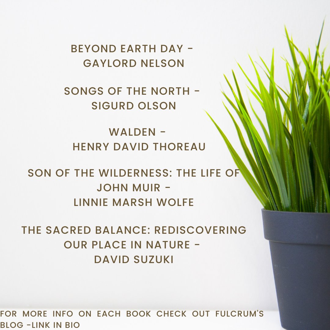 Happy Earth Day, everyone! 🌍🌱  If you're looking for some inspiration on how to make a difference, check out our latest blog post. 

fulcrumbooks.com/resources

#EarthDay #EnvironmentalAwareness #BookRecommendations #Sustainability #ClimateChange #BiodiversityConservation
