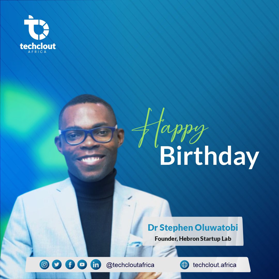 Happy 40th Birthday to an ICON in the tech space. 🚀❤️ 

We celebrate you and with you on this special day of yours. 🎂

 May this new year usher you into an abundance of connections, peace and stability.  Happy Birthday, once again, Dr <a href="/Steve_Oluwatobi/">Dr. Stephen Oluwatobi</a> 🙌🏻
#CelebratingATechICON