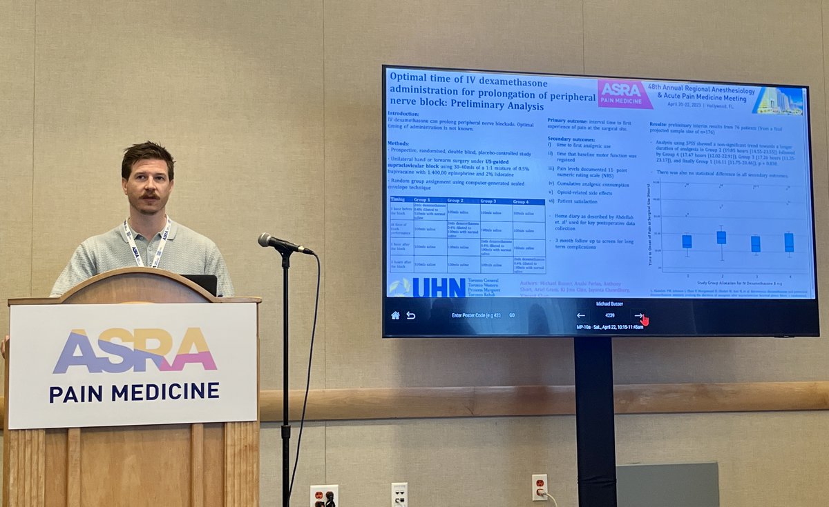 KiJinnChin's tweet photo. Kudos to our Toronto Western Hospital RA fellows (Sinead Campbell, Jo Tan, Mike Busser) for excellent research presentations at #ASRASpring23! @UofTanesthesia @UHN @PerlasAnahi @mail2vincechan https://t.co/Uzyqq7cYrk
