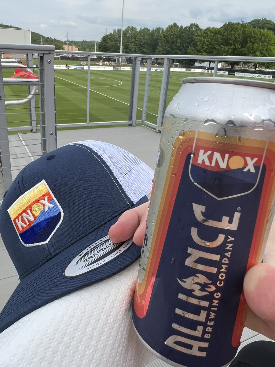 Had a blast at our first <a href="/OneKnoxSC/">One Knoxville Sporting Club</a> match last night. Even got to meet the folks who make the Club Lager at <a href="/AllianceBrew/">alliancebrew</a>. Delicious!