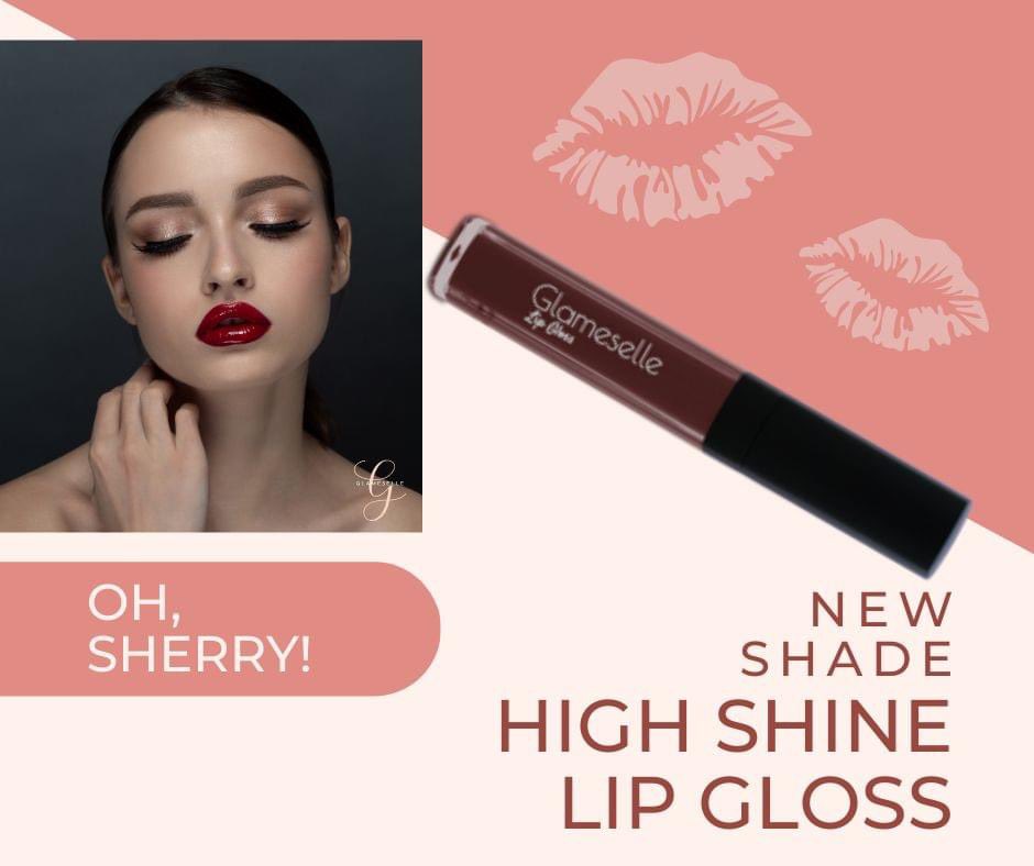 glameselle's tweet photo. Oh, Sherry!  
Our new "Sherry" shade of Glameselle High Shine Lip Gloss is oh so glossy, vegan, and super sexy for date night.
#glameselle #lipgloss #began #parabenfree #crueltyfree #gloss #beauty #makeup #cosmetics https://t.co/Gkxv6x11gL