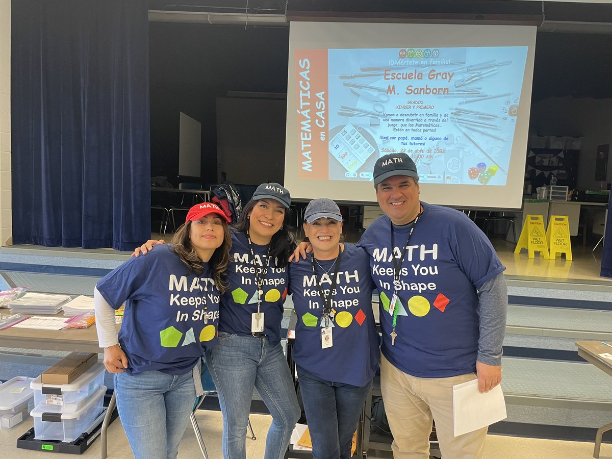 Getting ready for the math workshop <a href="/SanbornTigers/">Sanborn Tigers</a> for our K-1 bilingual families. #Proudtobe15