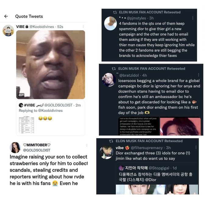 idolthv's tweet photo. yall wanna talk about elo then when we gonna talk about undercover pjm koobidivines being a whole taehyung anti who always calls out kths but the first one to retweet tweets and interact with known vile pjms but becos she get likes defending her real favs 24/7 its not a problem https://t.co/Z0MzC3RCLa