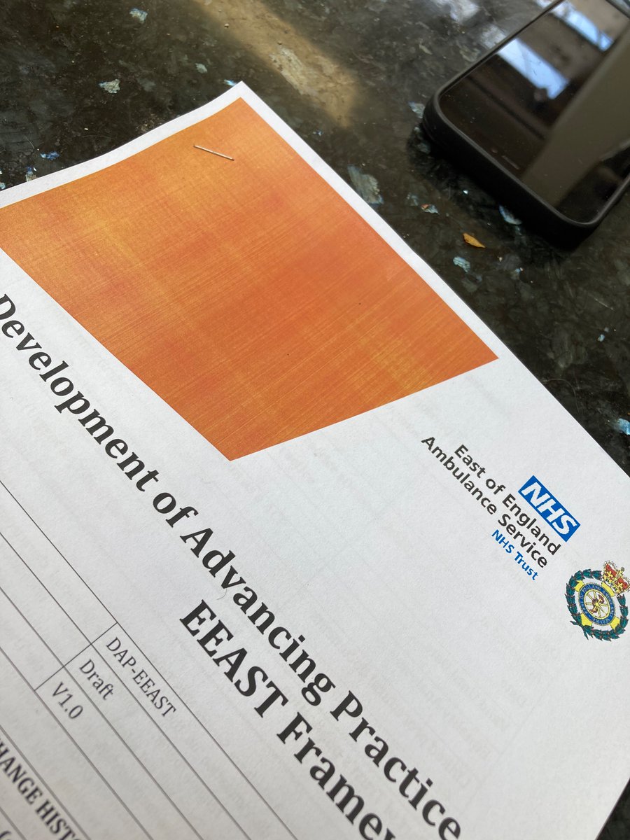 What are weekends for? Prepping our new transition programme for Specialist Paramedics who are up skilling as trainee ACPs in Urgent Care. Looking forward to meeting them all on Monday! #AdvancedPractice #Education @EEAST_UrgCare @antkitchener