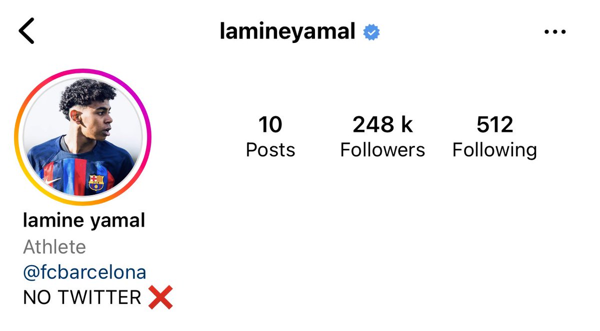 EverythingYamal's tweet photo. WATCH OUT🚨

There are some Lamine Yamal Twitter accounts claiming to be him. 

Lamine Yamal does NOT have a Twitter account, as stated in his Instagram bio. https://t.co/1jC9fgoBWv