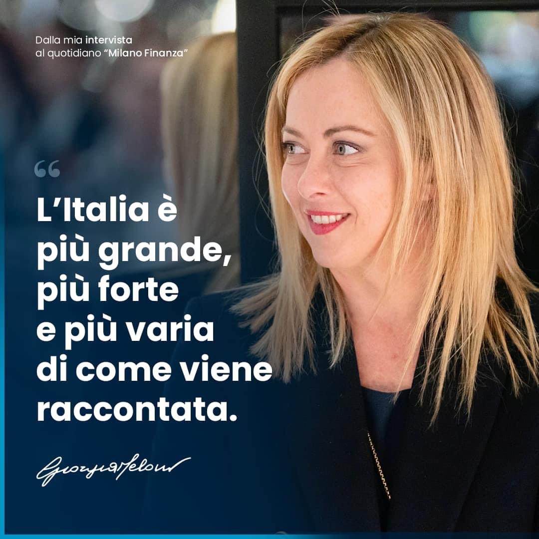Giorgia Meloni tweet media