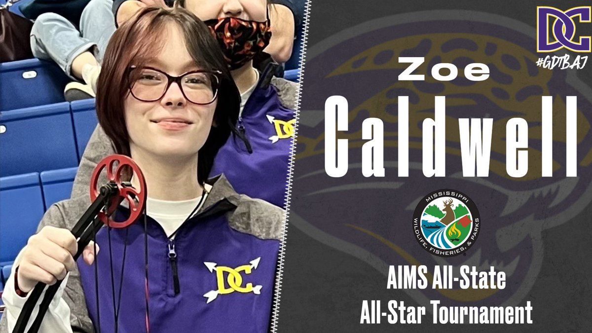 CoachPPrice's tweet image. Good luck to Zoe Caldwell of DC Archery as she competes in the State All-Star Tournament today! Proud of you and congrats on a great season! @athletics_dc @DCSeNews @desoto_news #GDTBAJ #TeamDCS