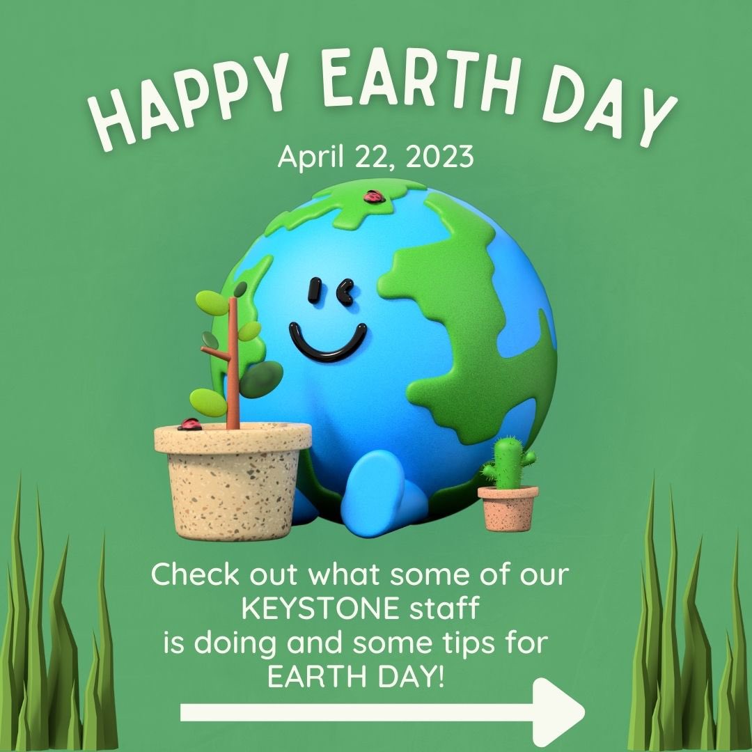 KeystoneCYFS's tweet photo. Today- April 22nd- is EARTH DAY!
We asked our Keystone Staff what they were doing to celebrate EARTH DAY and to share some tips to help protect the environment. Check out what they shared! 1/2

#EarthDay #earthday2023 #earthdayeveryday #familytime https://t.co/6fxjJn8GD3
