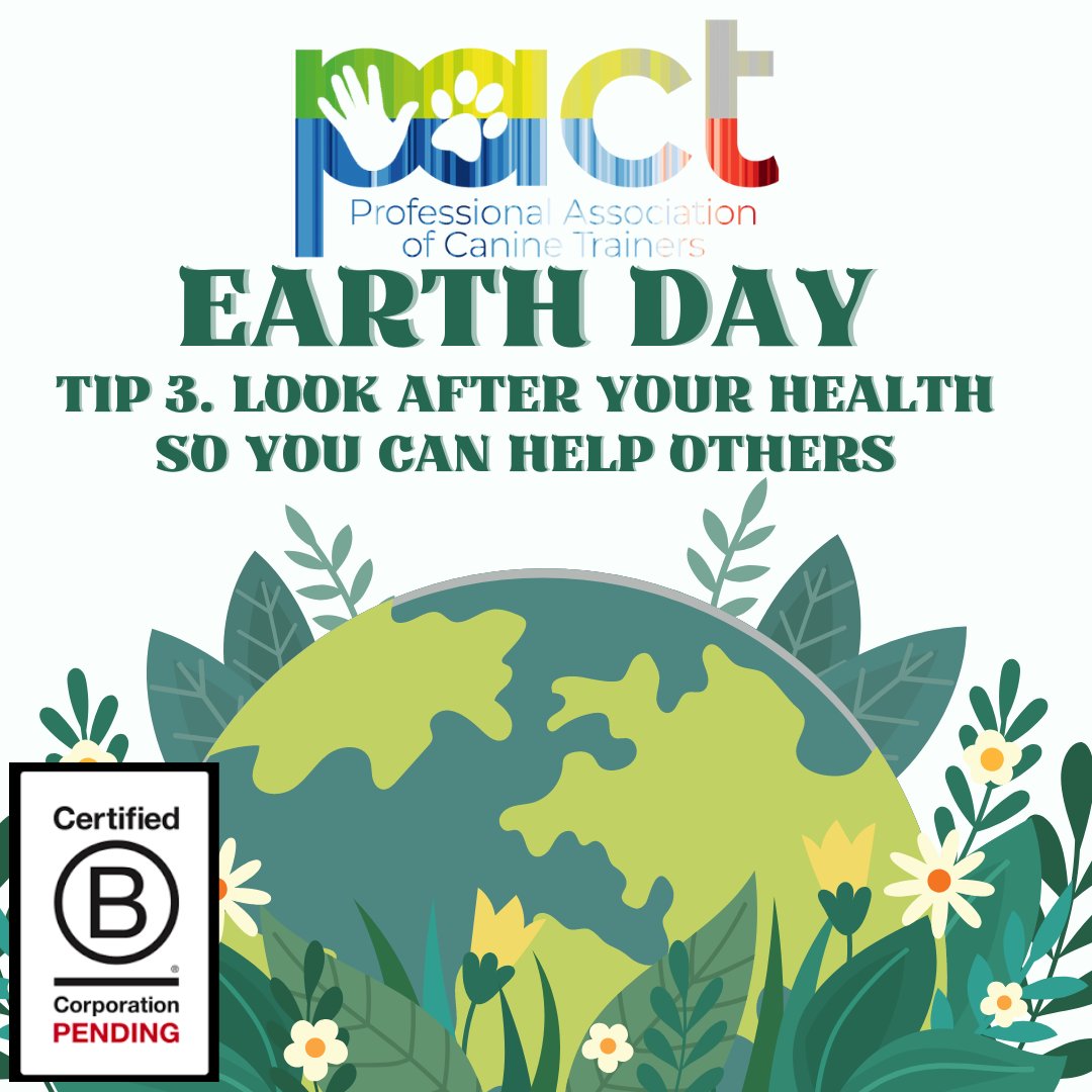 PACT_Dogs's tweet image. Tip 3. Look after your health so you can help others

Whilst we need to be honest about challenges facing society, Climate Anxiety is a real issue. 

At PACT we run free monthly well-being sessions for our members and students.

#Earthday #BusinessDeclares #TimeForChange