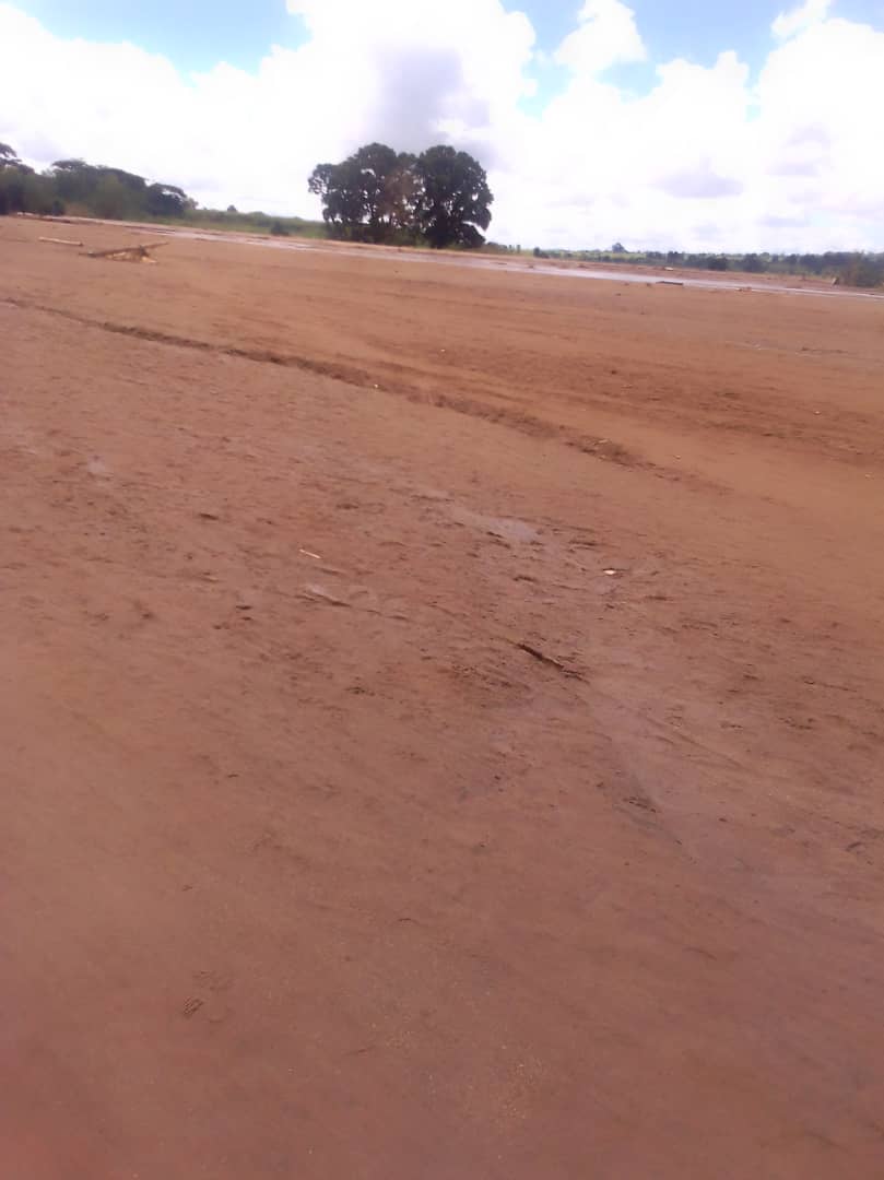 Destroyed fields in Malawi.