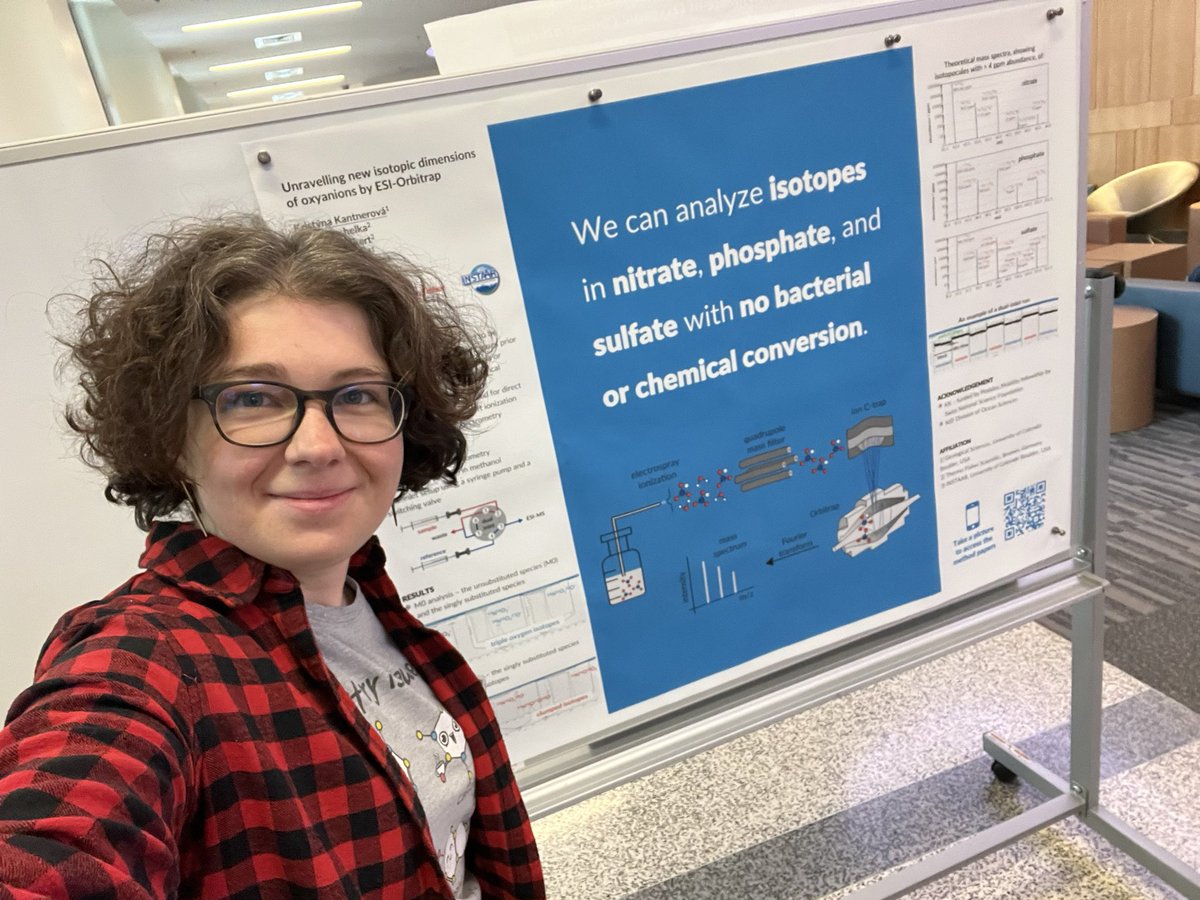 KristLa_xD's tweet photo. Presenting my poster at The 5th Rocky Mountain Geobiology Symposium today, and celebrating #EarthDay2023! Still in a bit of pain and a bit swollen after wisdom teeth removal but looking forward to the discussion!
#isotopes #orbitrap #RMGS https://t.co/0wCZ6LZk5J