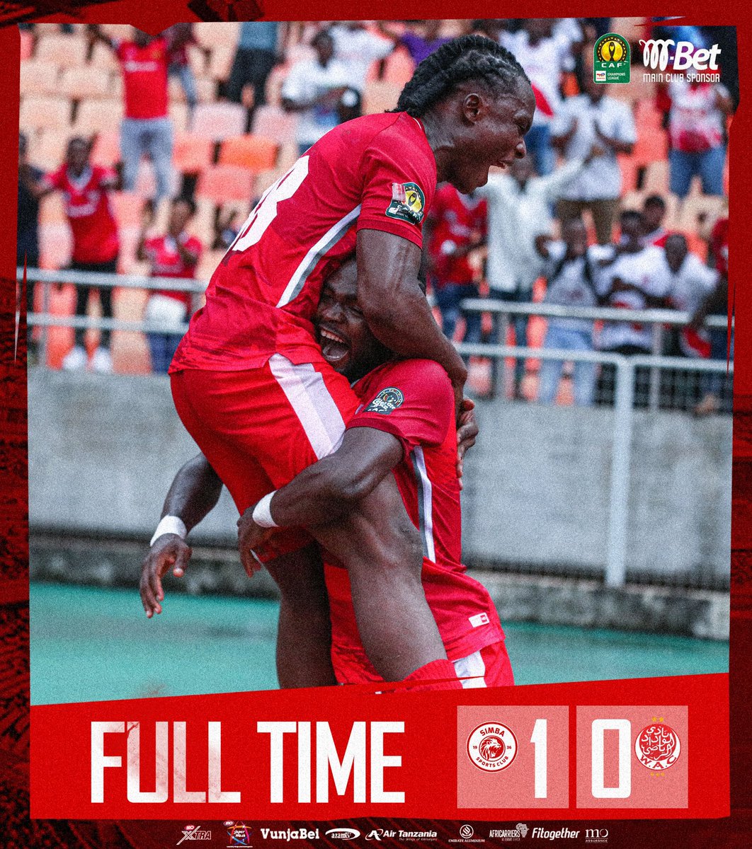 SimbaSCTanzania's tweet photo. Tumeshinda.

#TotalEnergiesCAFCL 
#WenyeNchi 
#NguvuMoja https://t.co/xIfvAYhwJj