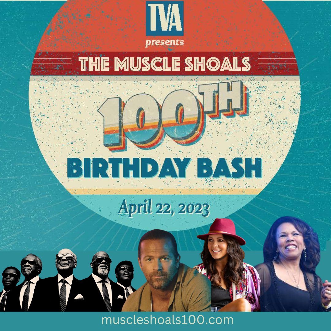 Fame_Music's tweet photo. 🎉🎂 The Muscle Shoals 100th Birthday Bash is finally here! 🎉🎂 Come celebrate with us on the City Hall lawn starting at 2pm. Don't miss out on the fun! Visit https://t.co/SIyW96qHB2 for more information. #MuscleShoals100 #BirthdayBash #PartyTime #msRocking100 https://t.co/yNFociC1Wq