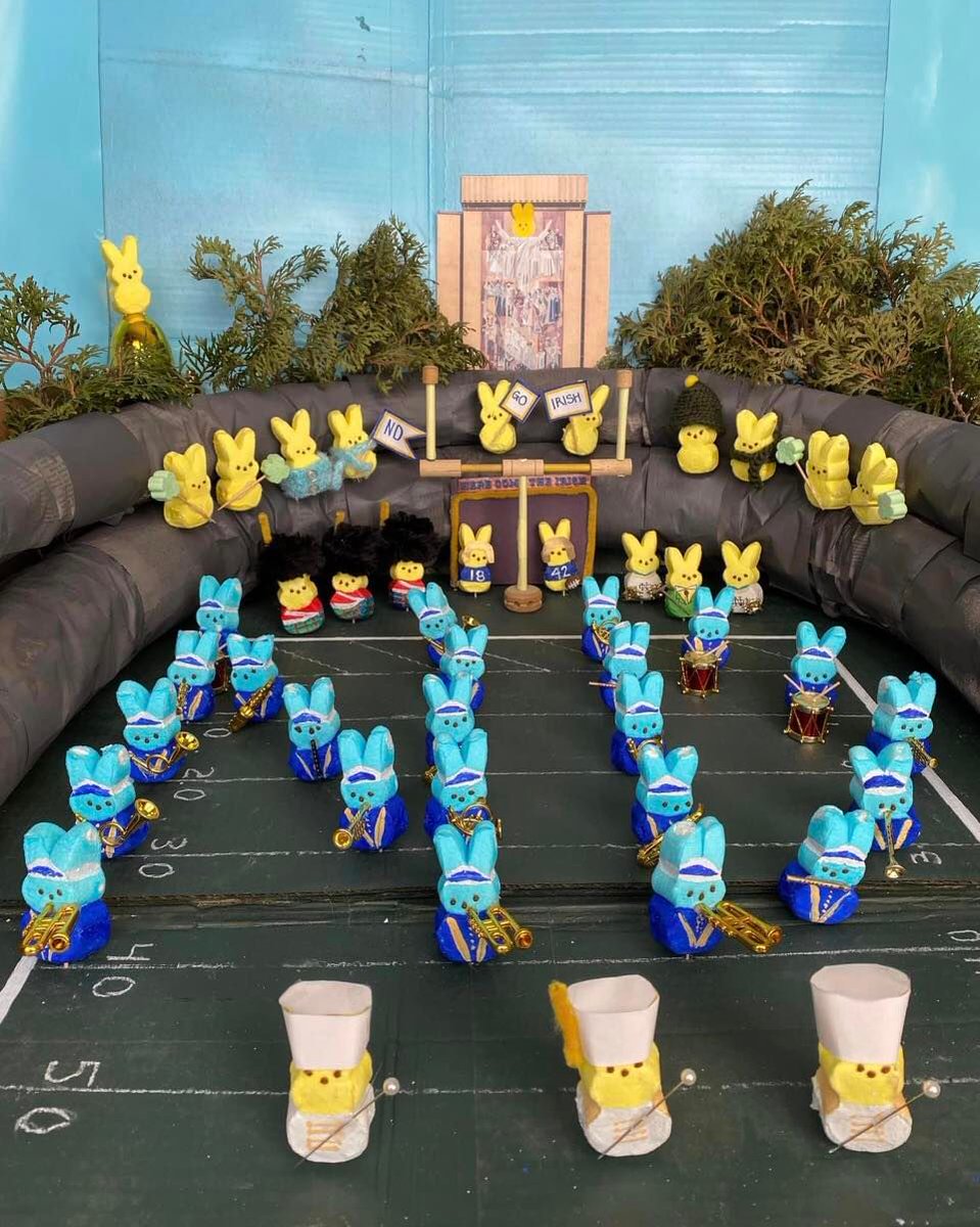 Peep how ready we are for football in April!

The 92nd annual <a href="/NDFootball/">Notre Dame Football</a> Blue-Gold Game kicks off at 2 p.m.

Here's all the information you need from parking, to tailgating, to stadium policies: und.com/bluegoldgame/

📸: Catherine Link from the <a href="/NotreDameBand/">ND Band</a>