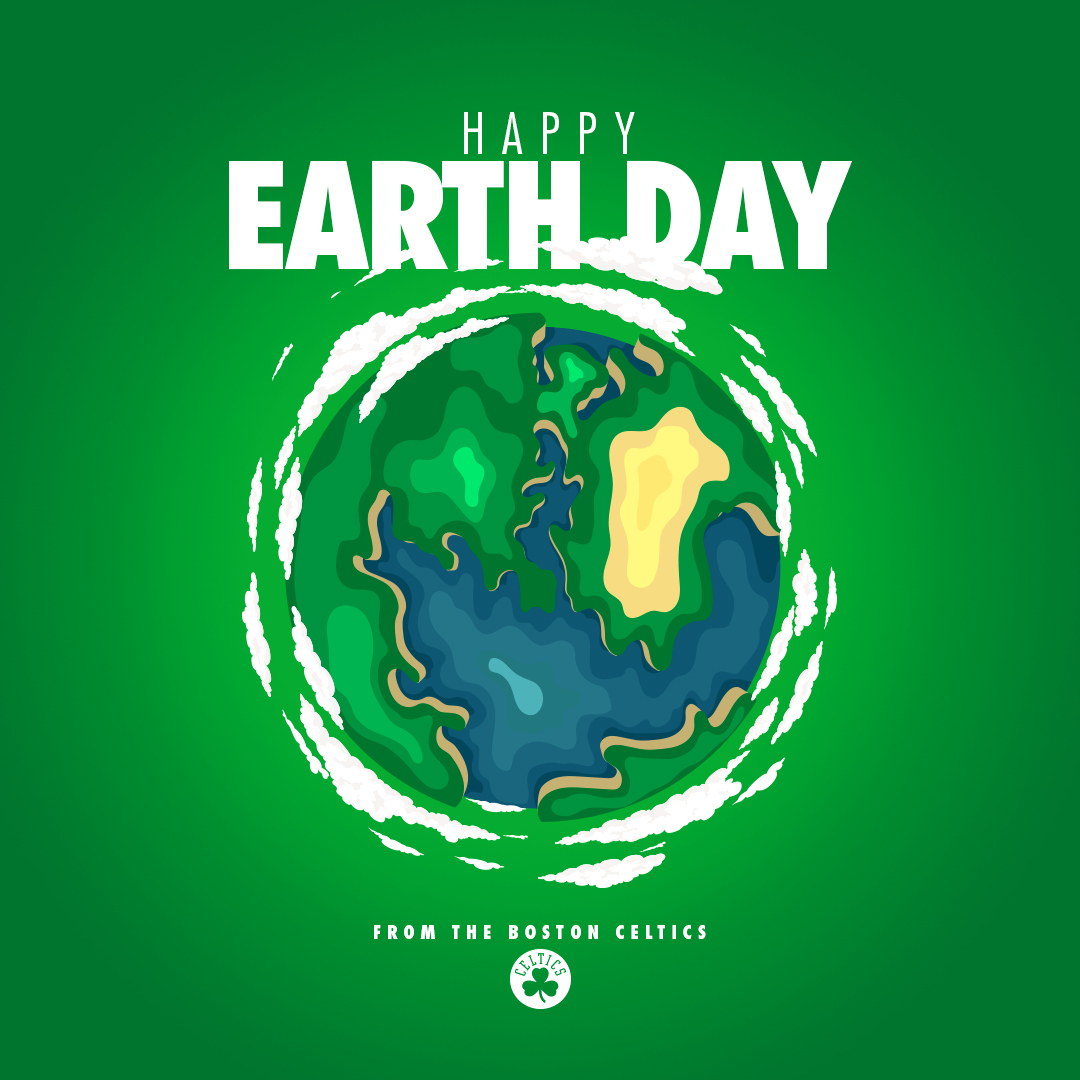 celtics's tweet photo. Happy Earth Day 🌎☘️ https://t.co/qiU7ctKo0S