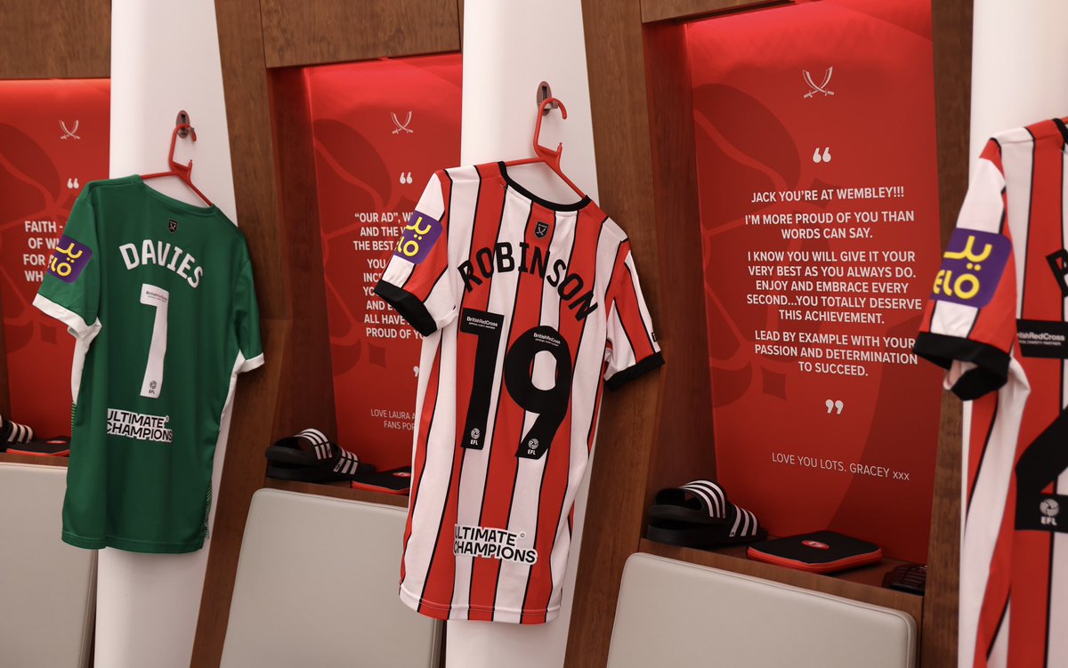 SheffieldUnited's tweet photo. Special messages for the Blades. ❤️ https://t.co/hW1aJwpreS
