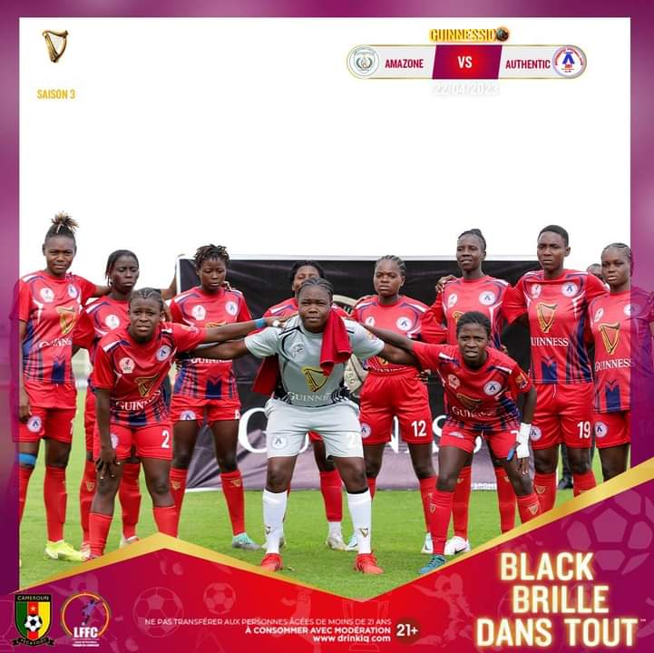 kick442_com's tweet photo. En @GSuper_League le 14ème #Guinnessico oppose #AmazonesFAP à #AuthenticLadies. Les filles de Douala prennent les devants avec
Solange Larkingam🇷🇴 qui ouvre la marque #AuthenticLadies 1-0 #AmazonesFAP
#Guinnesssuperleagues3
#Guinnessico
#BlackShinesBrightest
#SupportHerDreams https://t.co/byc2GYxjLu