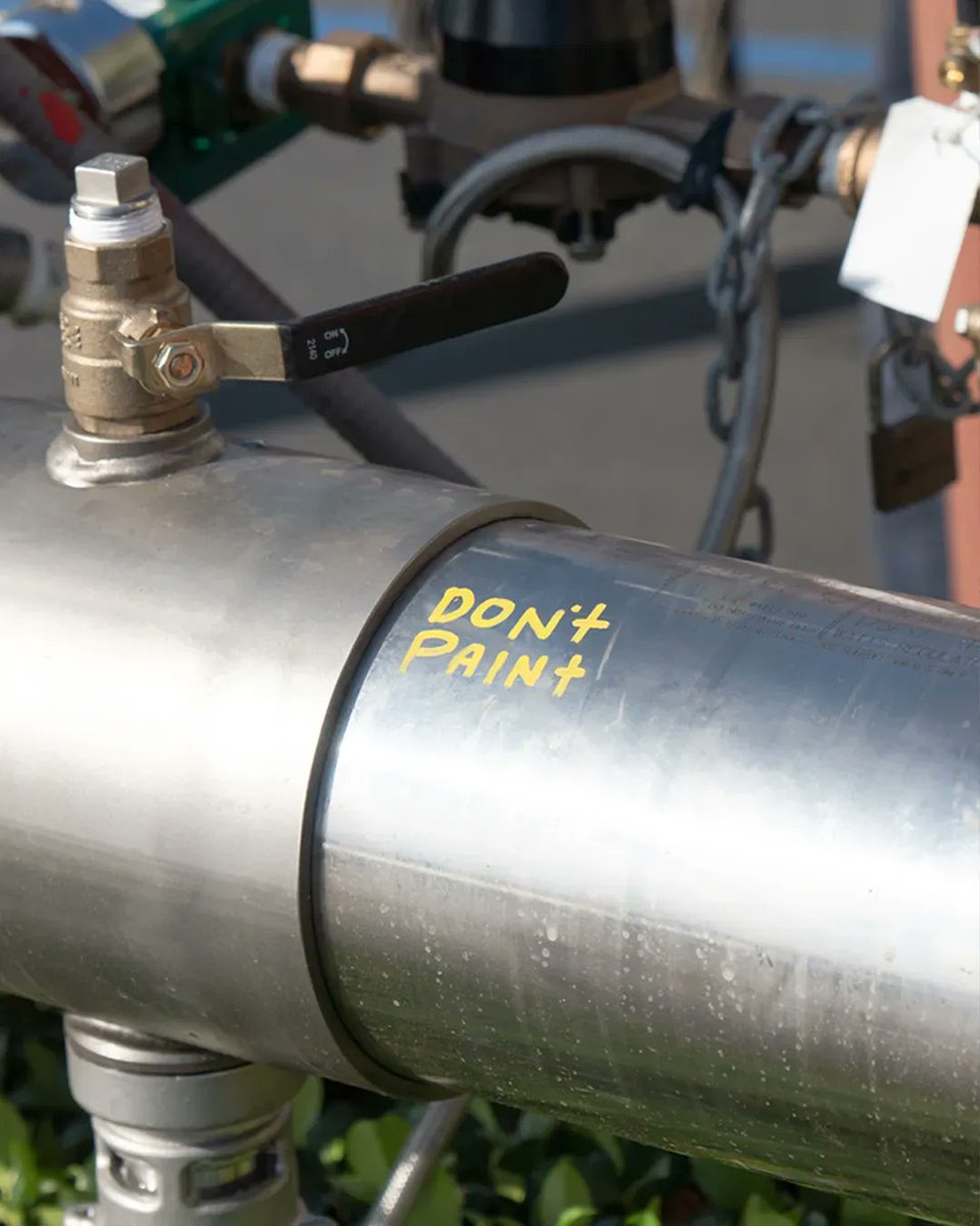firesafetyfirst's tweet image. 🚩 When you come across &quot;Do Not Paint&quot; labeling on a #backflowpreventer assembly, PLEASE adhere to it. 🚩
Why so? Paint on the assembly body will cause the sliding cover to become inoperable and obstruct future maintenance. 

#backflow #backflowtesting #backflowprevention