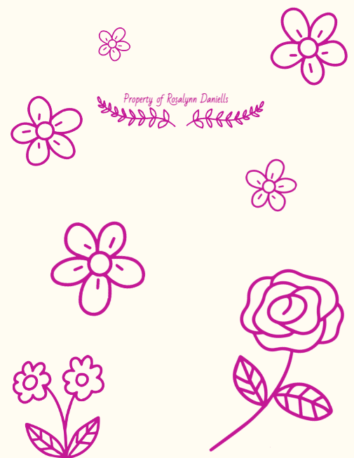 haleypeninsula's tweet photo. everyone i love rosalynn daniells please look at the cover page of her diary that i made for her https://t.co/iu24UIv0UJ