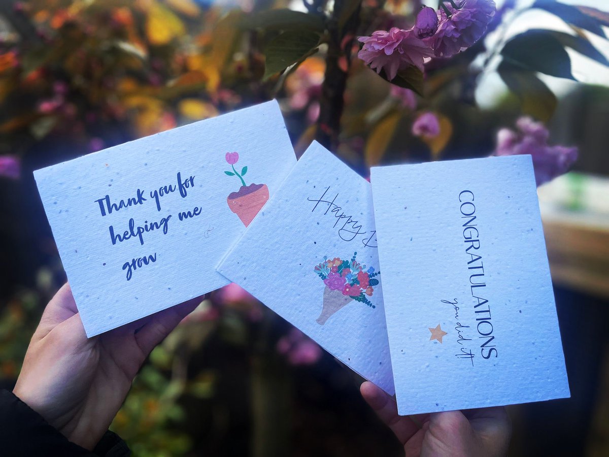 majandmacprints's tweet photo. It’s Earth Day 🌎 &amp; we are so proud to be a sustainable business that protects the world with our plantable seed cards 🌱

https://t.co/sUVfDKfDol 🌿

#sustainability #earth #earthday #smallbizowner #card #plants #plantlover #sustainable #handmadeuk #flowers #ecofriendly https://t.co/Hdm1PybxyT