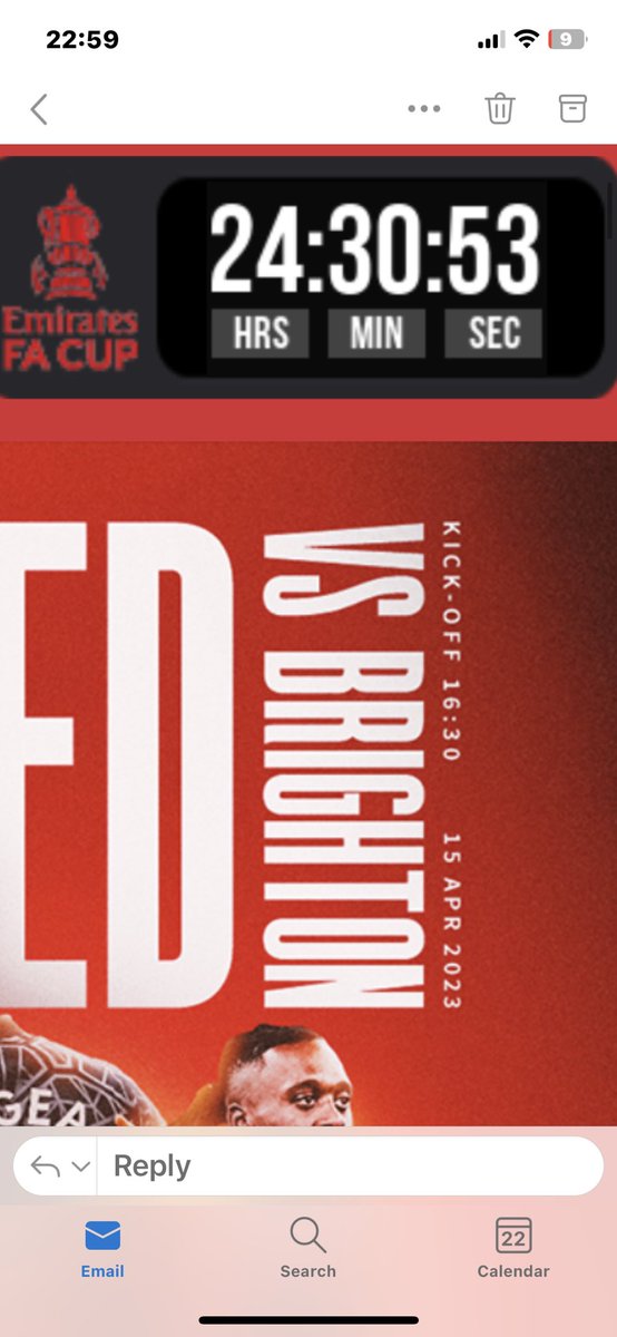 I think I’m seeing things…<a href="/ManUtd/">Manchester United</a>.
Must be the hot sun here in Singapore! 🤪
#MUNBHA #FACup